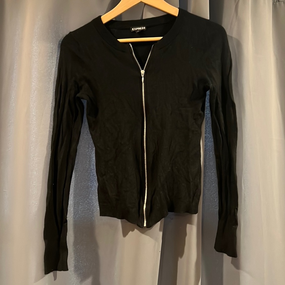 Express Zip-front Sweater